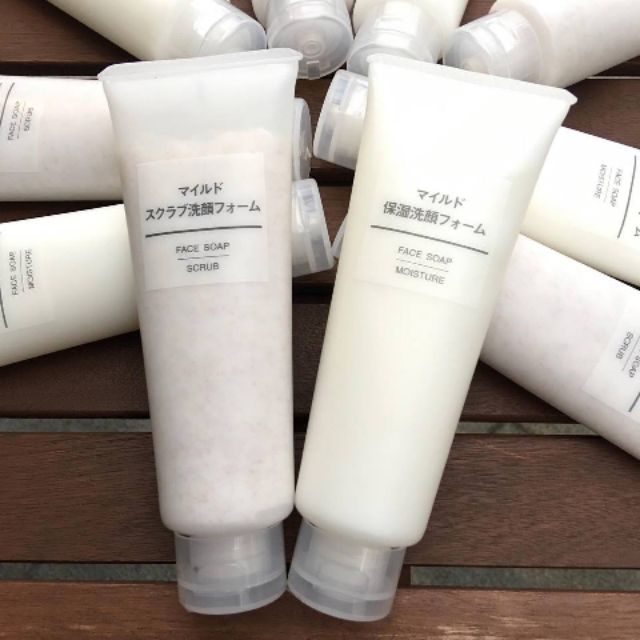 Sữa rửa mặt MUJI FACE SOAP/SCRUB