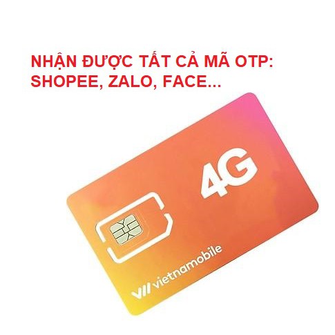 Sim Vietnammobile nghe gọi, tạo tài khoản và nhận mã OTP