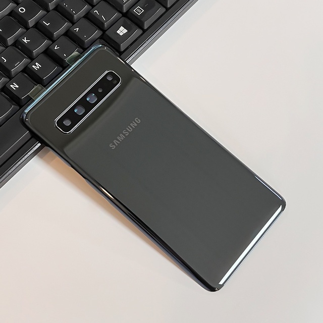 Ốp Điện Thoại Mặt Kính Viền Camera Cho Samsung Galaxy S10 5G S10