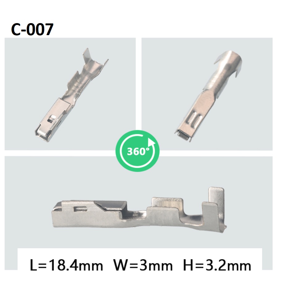 Đầu Cos 2.2mm đực cái các loại (giá 1 cái)