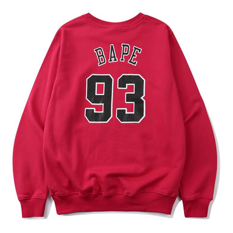 Áo Sweater Cổ Tròn Chất Liệu Cotton In Hình Bape Thời Trang | BigBuy360 - bigbuy360.vn