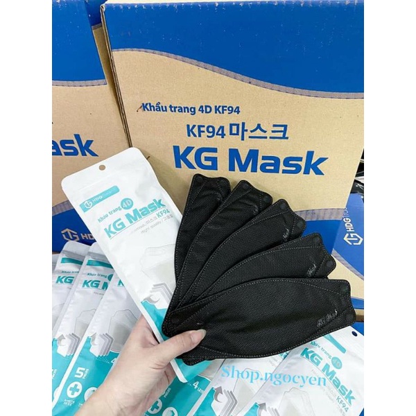 COMBO 5 Túi Khẩu Trang 3D Land Mask (1 túi 6 chiếc ) Loại 4D KF94 Hàn Quốc