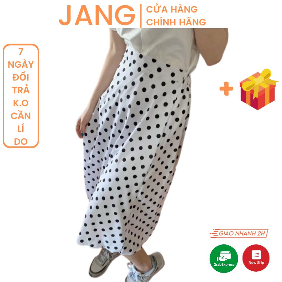 Chân váy maxi lưng cao phong cách Hàn Quốc cho phái nữ
