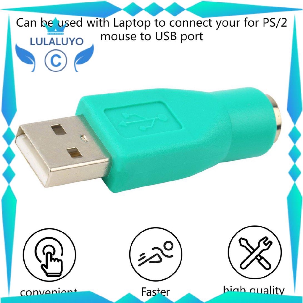 Đầu chuyển đổi cổng USB sang PS2 chuyên dụng cho máy tính / chuột/ bàn phím