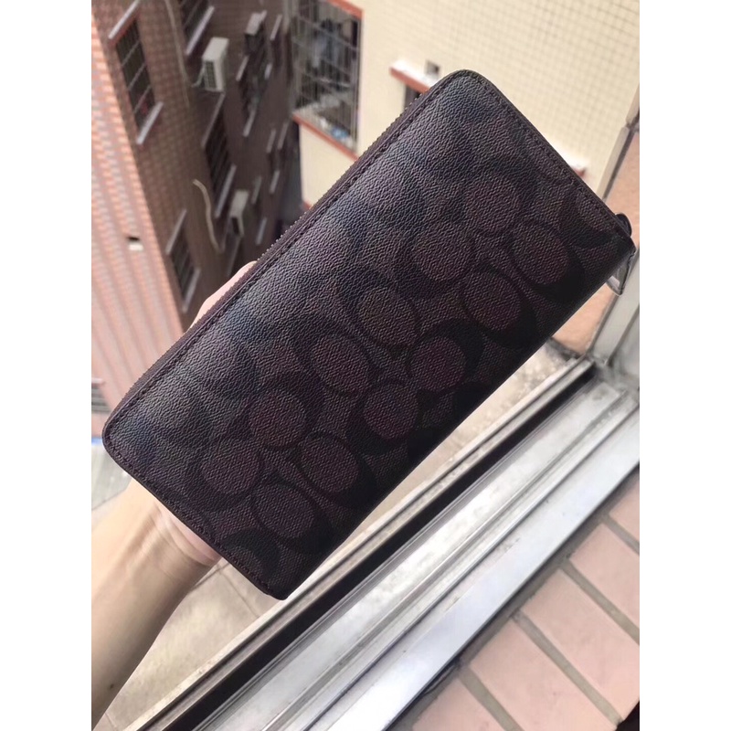 Ví Dài Coach 75000 Chất Liệu PVC Kiểu Dáng Cổ Điển Thời Trang Cho Nam Giới