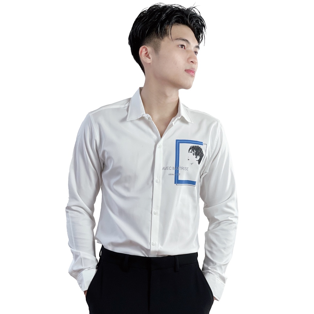 Áo sơ mi nam tay dài 4YOUNG SM201 | BigBuy360 - bigbuy360.vn