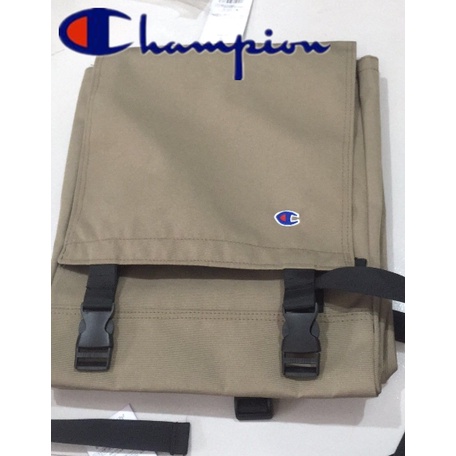 * * Túi Đeo Vai champion Vải canvas Nhẹ Màu Xanh Lá Cây Thời Trang Hàn Quốc Có Sẵn 01 Thương Hiệu Lớn c Chống Nước Cho Học Sinh Trung Học Nam Và Nữ