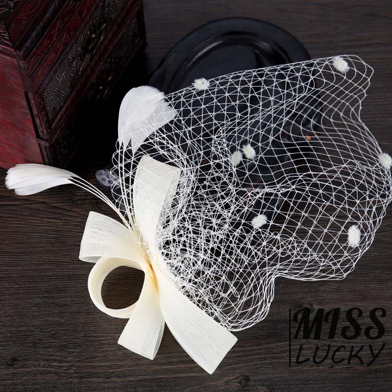 Kẹp tóc dạng lưới thắt nơ quyến rũ cho nữ