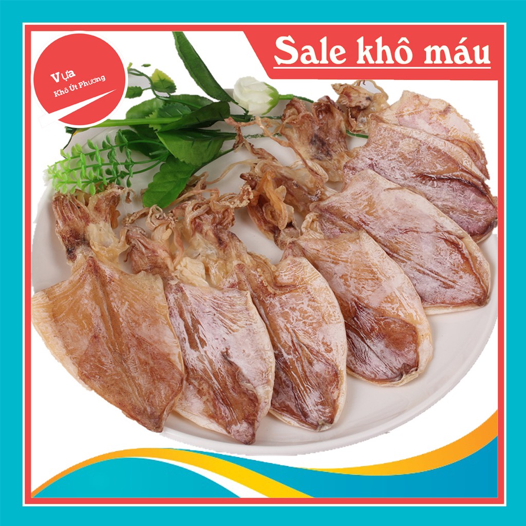 [GIÁ HỦY DIỆT] Khô Mực Nguyên Con ( 1 con ) Biển Cà Mau, To Bằng 4 Ngón Tay, được câu và phơi xẻ trực tiếp trên tàu
