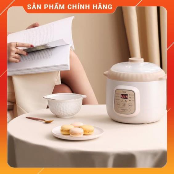 Nồi nấu cháo, ninh hầm, hấp cách thủy Lotor D10, sử dụng gốm sứ cao cấp