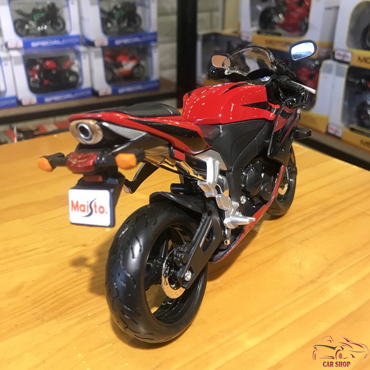 Xe mô hình motor siêu xe Honda CBR 600RR Maisto tỉ lệ 1:12 màu đỏ