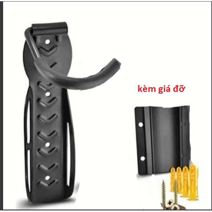 giá treo xe đạp lên tường chất liệu thép