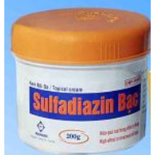 Kem bôi ngoài da -sufadiazin bạc - 200g .