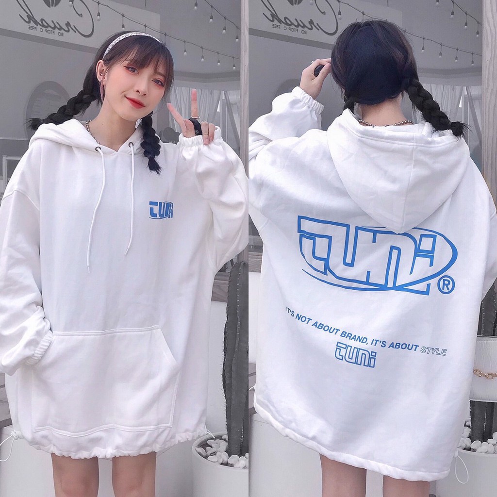 Áo Khoác Form Rộng Unisex HOODIE TUNI STREET Vải Nỉ Bông Dày Dặn - Tuni Store