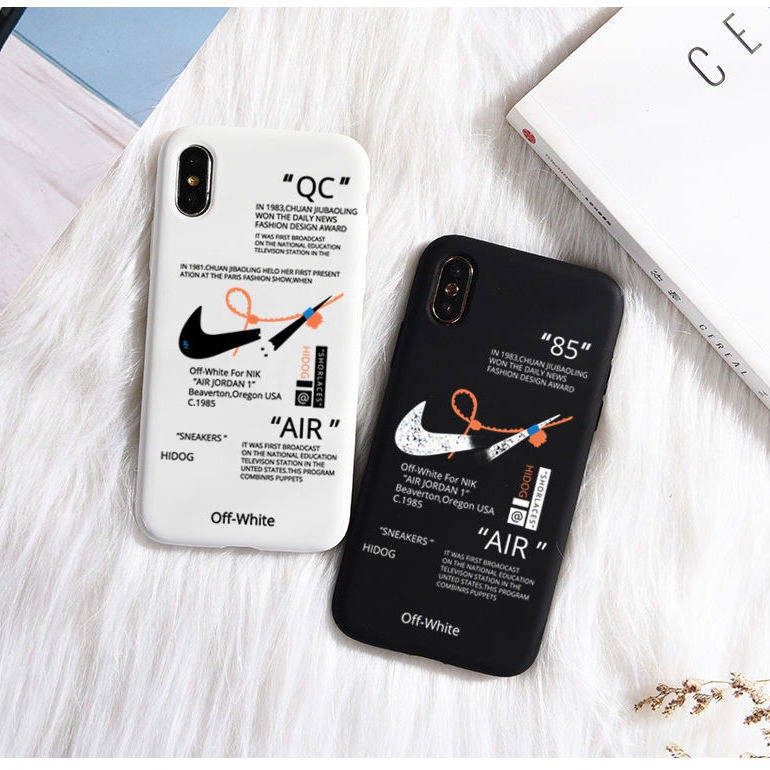 Ốp lưng điện thoại di động Apple 11pro Xsmax Nike 7Plus Nam iphonexR nhỏ mờ XS chống rơi 6s nữ 8plus