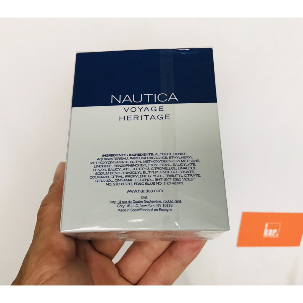 Nước Hoa Nautica Voyage Heritage 3.4 oz EDT for men100mL