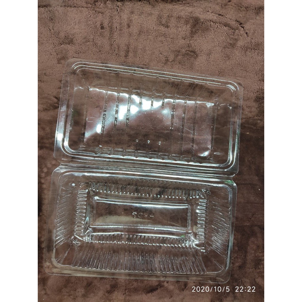 50 - 100 HỘP NHỰA H07  ĐỰNG BÁNH BÔNG LAN H07 KÍCH THƯỚC 20X 9.5CM X CAO 9 CM