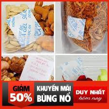 [Hot]Hạt Hút Ẩm Silicagel 300 gram loại túi 1/2/3/4/5/10/20/50/100g- Chống ẩm bảo quản thực phẩm