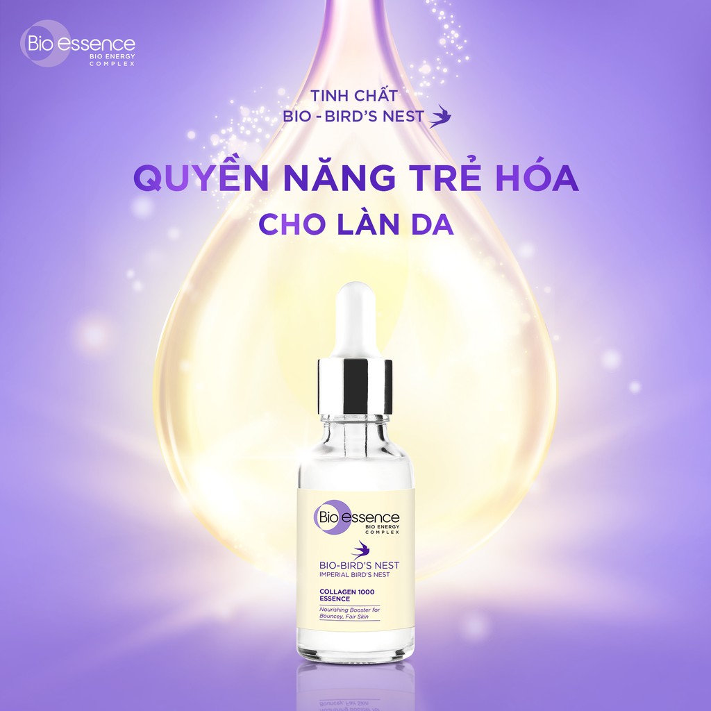 Tinh chất dưỡng da tươi sáng và căng mọng Bio-essence Bio-Bird's Nest Collagen Essence 30g | BigBuy360 - bigbuy360.vn