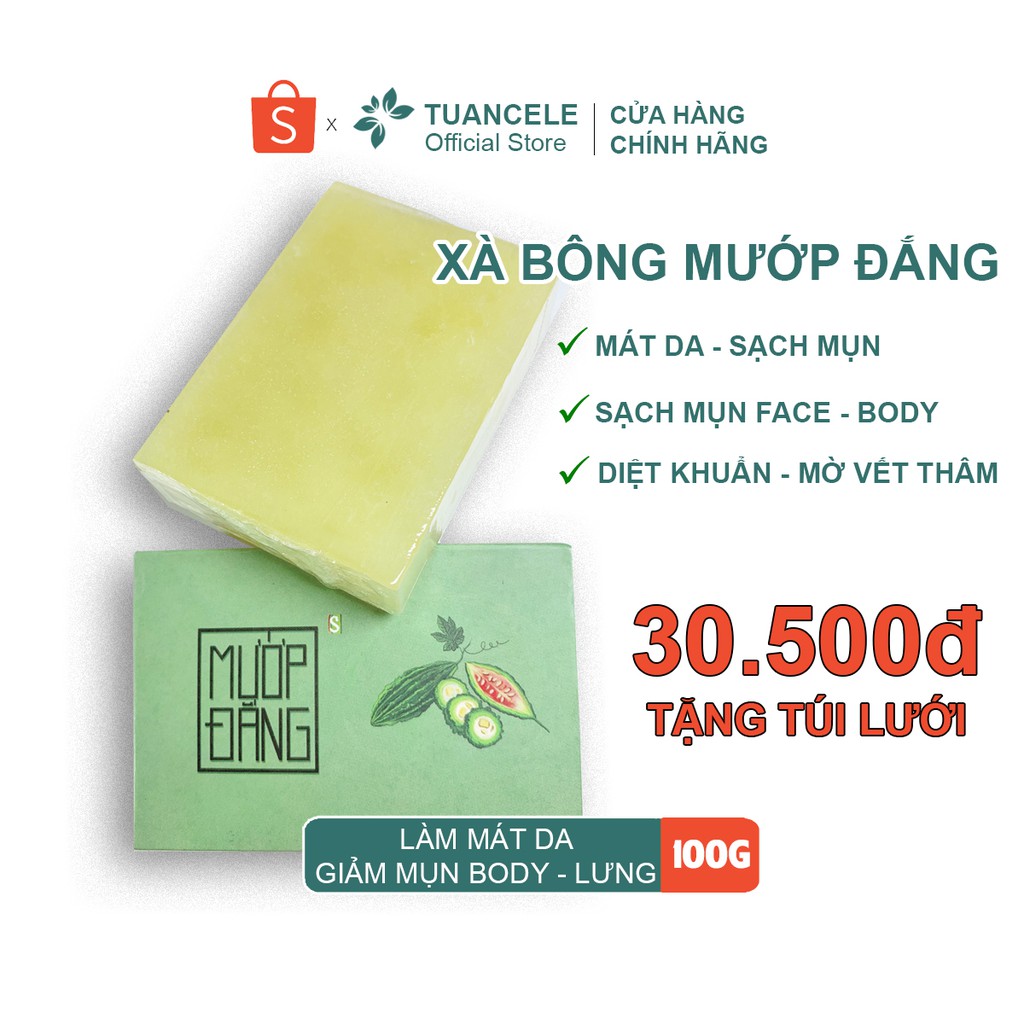 [GIẢM 3K] Xà Bông Sinh Dược 100% Thiên Nhiên Mát Da Ngừa Mụn (Xà Bông Mướp Đắng, Xà Phòng Nghệ) Xà Bông Handmade