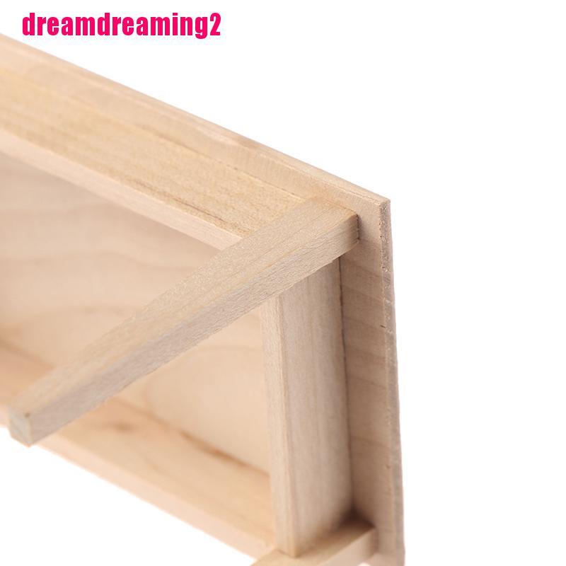 Mô Hình Ghế Gỗ Múa Ba Lê Hình Chữ Nhật Tỉ Lệ 1 / 12