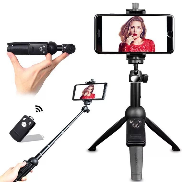 Gậy Tự Sướng Selfie Kiêm Tripod YUNTENG - 9928 - Thiết Kế Nhỏ Gọn - Chắc Chắn