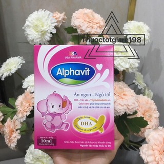 ALPHAVIT ĂN NGON - NGỦ TỐT giúp tăng cường phát triển trí tuệ và thể chất ở trẻ