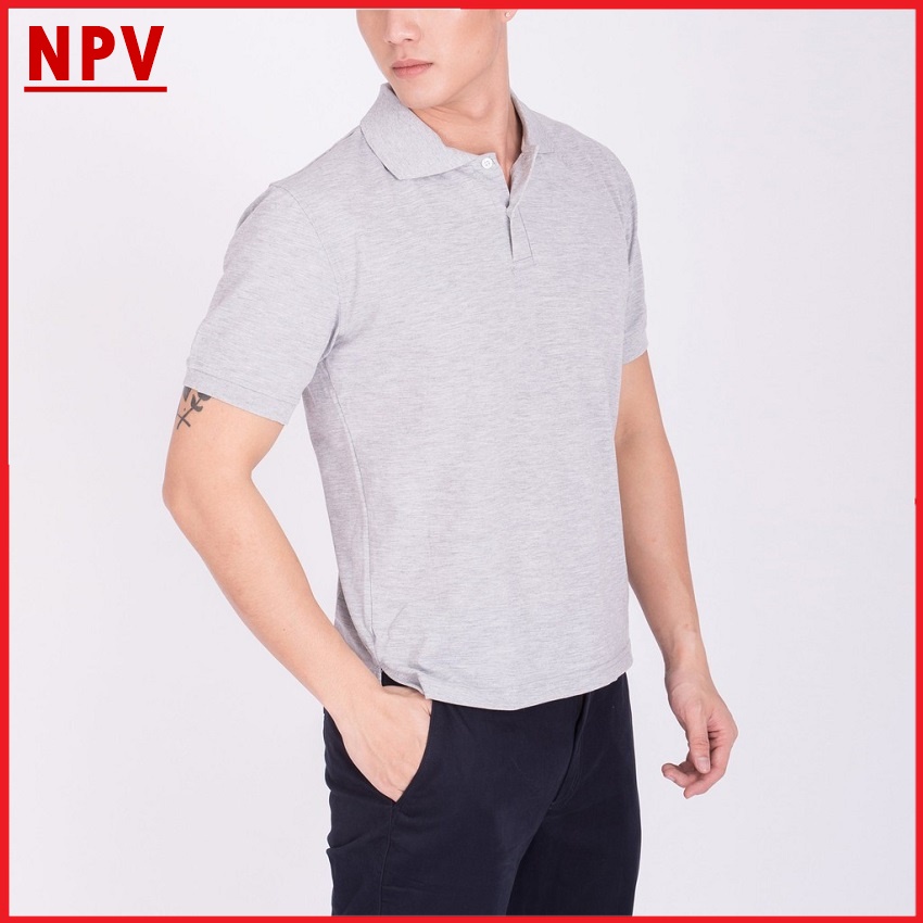 Áo thun nam polo cổ bẻ NPV ngắn tay, áo phông nam vải cotton không nhăn không xù | BigBuy360 - bigbuy360.vn