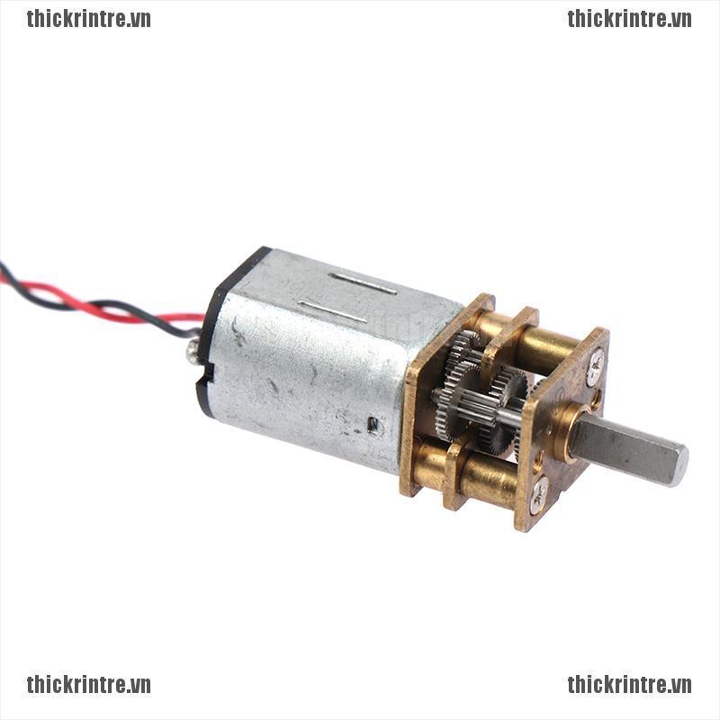 <Hot~new>Micro N20 Gear Motor Slow Speed Metal Gearbox Reducer Electric Motor DIY Toy