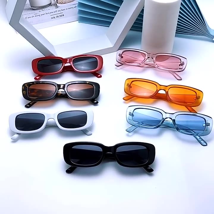 Kính Mát Gọng Oval Màu Đen Phong Cách Vintage Thời Trang Cho Nữ