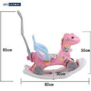 NGỰA BẬP BÊNH 3in1 cho bé