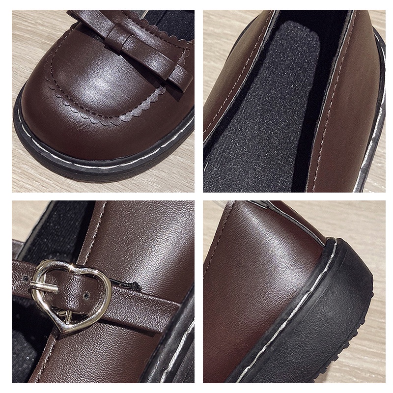 Giày da Mary Janes XIELUAIZTA phong cách Lolita Nhật Bản thời trang cho nữ