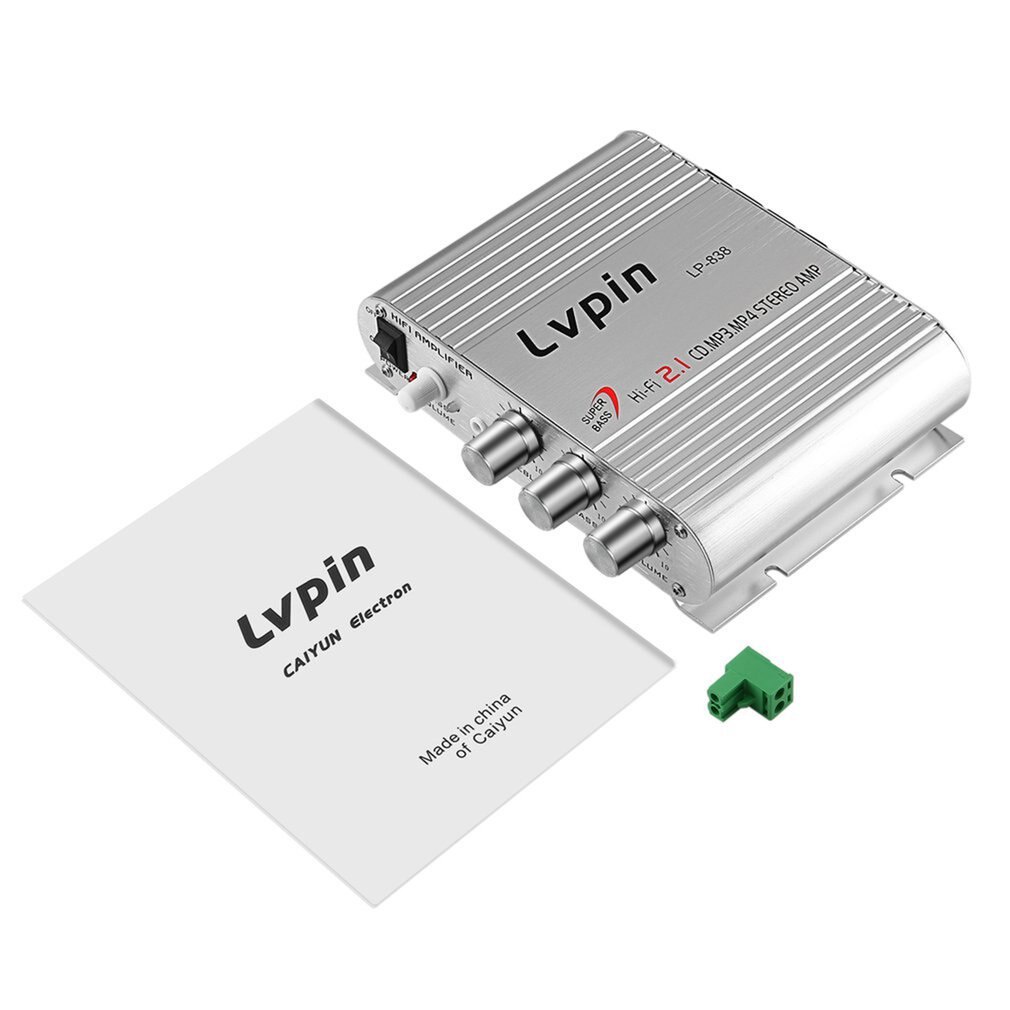 Âm ly mini giá rẻ, amply 12v mini công suất lớn, bộ khuếch đại âm thanh Lepy mới 2022 cao cấp