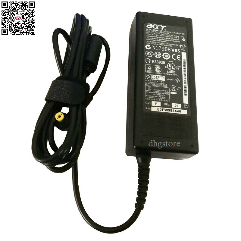 Sạc laptop Acer-Gateway 19V - 3.42A  65W