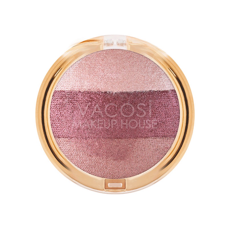 Phấn mắt Vacosi 3 màu hộp tròn dễ phối màu VP06-08 Patie | BigBuy360 - bigbuy360.vn