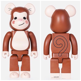 Mô hình Bearbrick x CLOT Monkey Edison Chen Juice 400% Brown - Mediom Toy