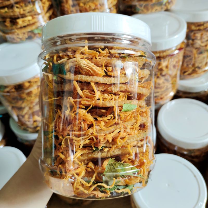 1kg cơm cháy chiên mắm hành lắc khô gà .