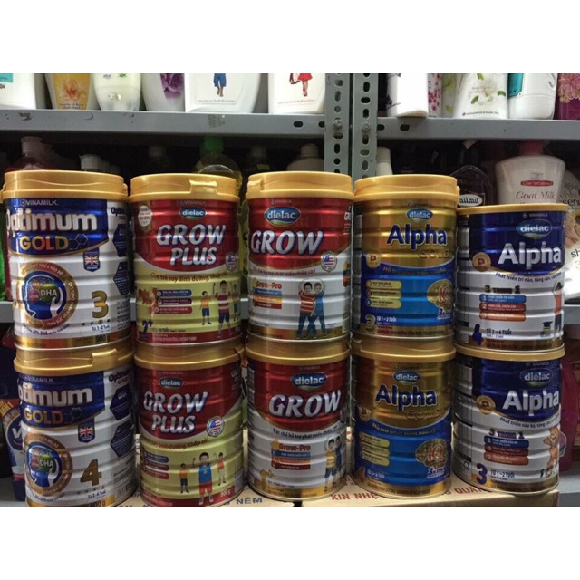 Các loại sữa bột vinamilk