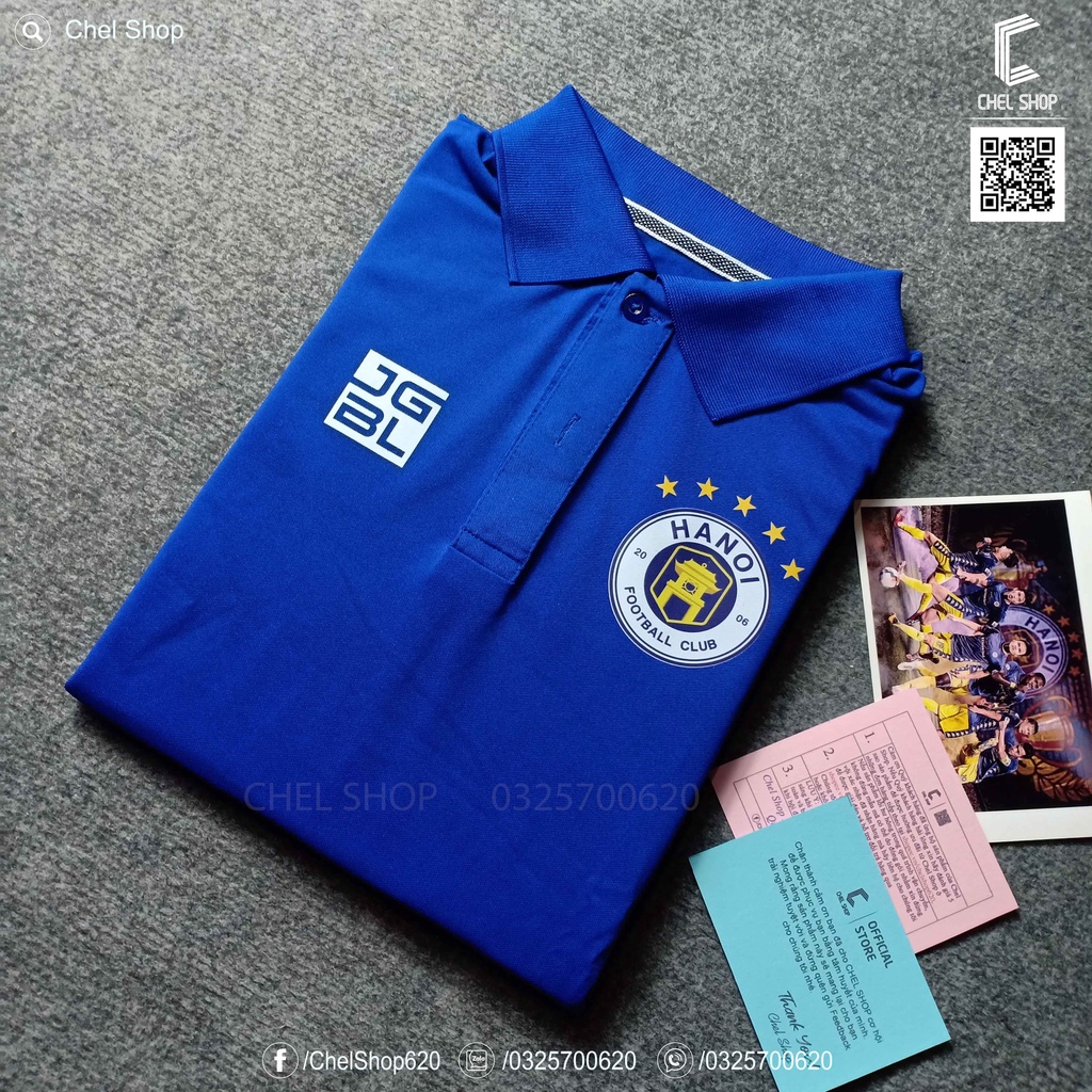 Áo polo cao cấp Hà Nội FC [ẢNH THẬT]