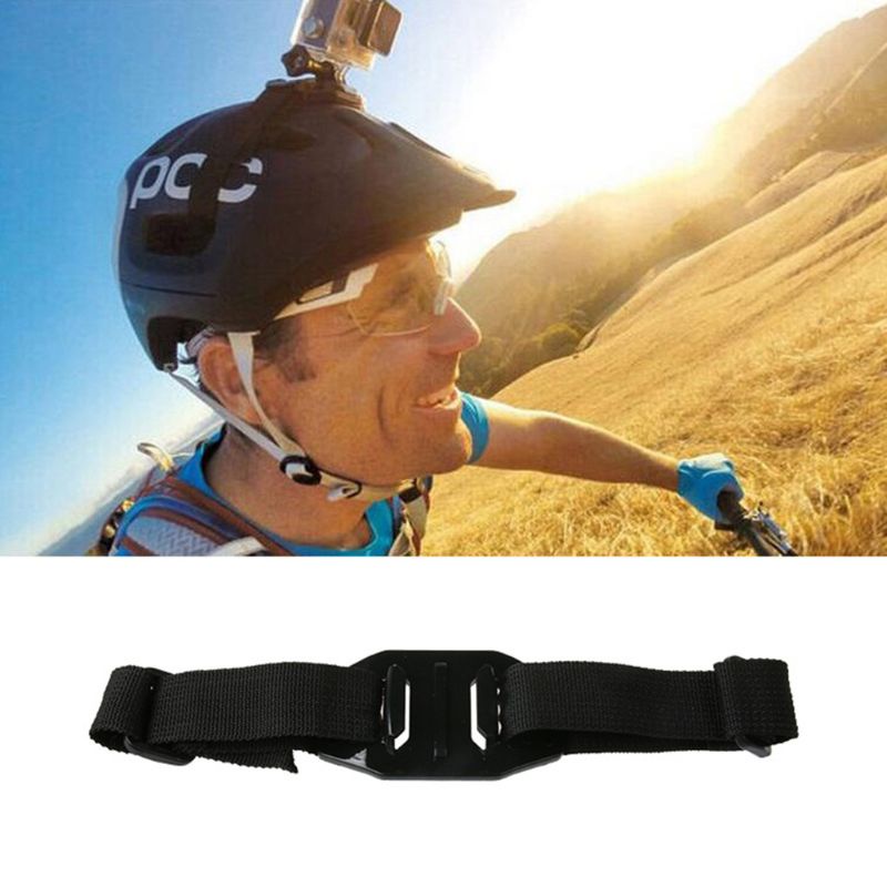 Dây đai cố định gắn mũ bảo hiểm cho camera thể thao gopro có thể tái sử dụng dùng đi xe đạp leo núi