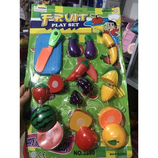 bộ đồ chơi cắt trái cây củ quả