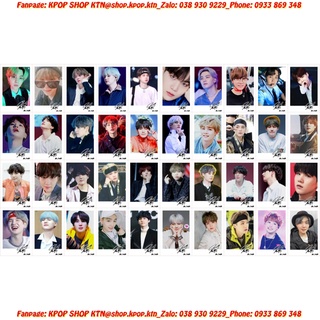 SÉT CARD CHỮ KÍ SUGA BTS (NHIỀU MẪU)