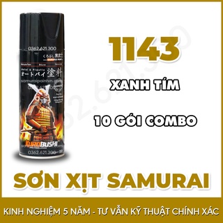 Sơn Samurai Combo Màu Xanh Tím Ánh Kim 1143