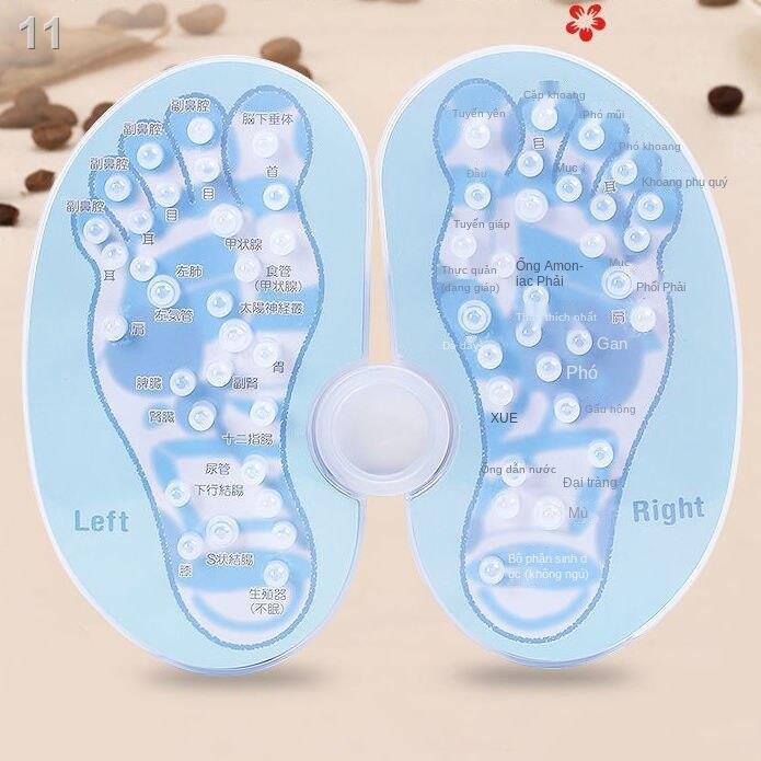 Bảng massage huyệt đạo bàn chân con lăn không gỗ kiểu bước đệm foot pad tập thể dục tại nhà Máy mát xa siêu đau Da