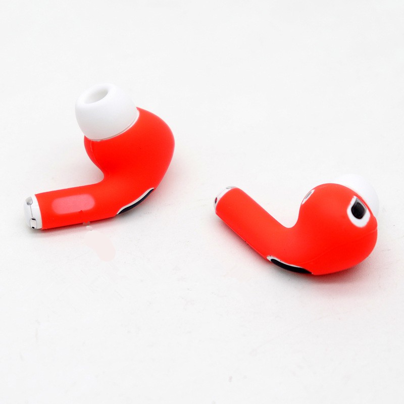 Vỏ Bọc Hộp Sạc Tai Nghe apple AirPods Pro Bằng Silicon Siêu Mỏng Mềm Chống Trượt