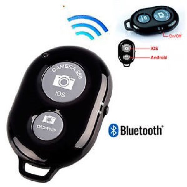 Remote Wireless Bluetooth điều khiển chụp hình tự sướng ( màu ngẫu nhiên )