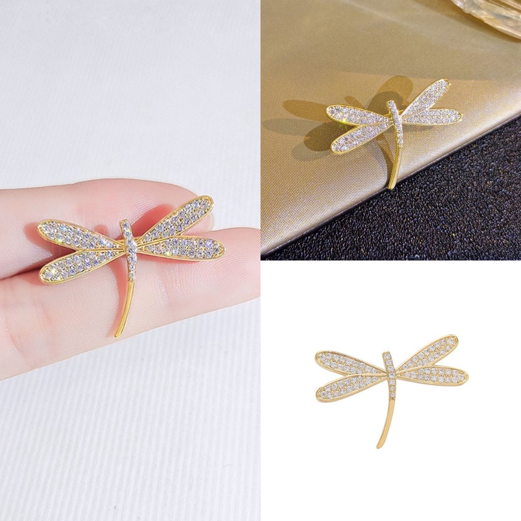 Ghim Cài Áo Hình Chuồn Chuồn Đơn Giản Thời Trang Cho Nữ