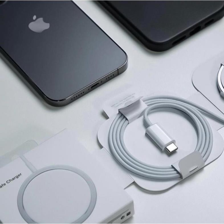 Sạc Không Dây 15W - Bộ Sạc Không Dây Magsafe Cao Cấp Apple Hỗ Trợ Sạc Nhanh Cho iPhone 11 và 12 Pro, Xs, Xsmax,.