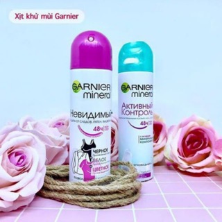 Xịt khử mùi Garnier khử mùi cơ thể diệt khuẩn