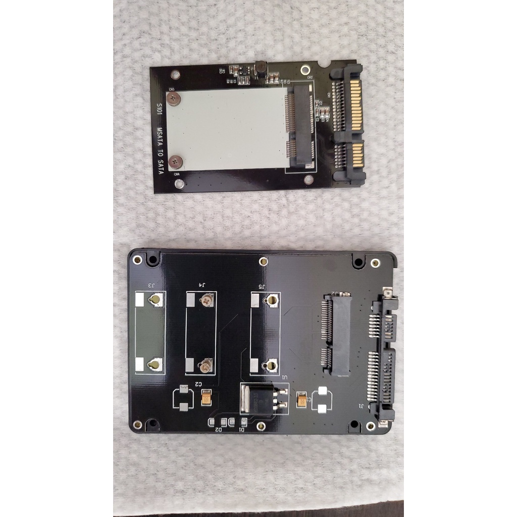 Card Adapter chuyển từ cổng Msata sang cổng sata hdd 2.5" 3.5" - Cắm Msata cho máy tính chỉ có cổng SATA